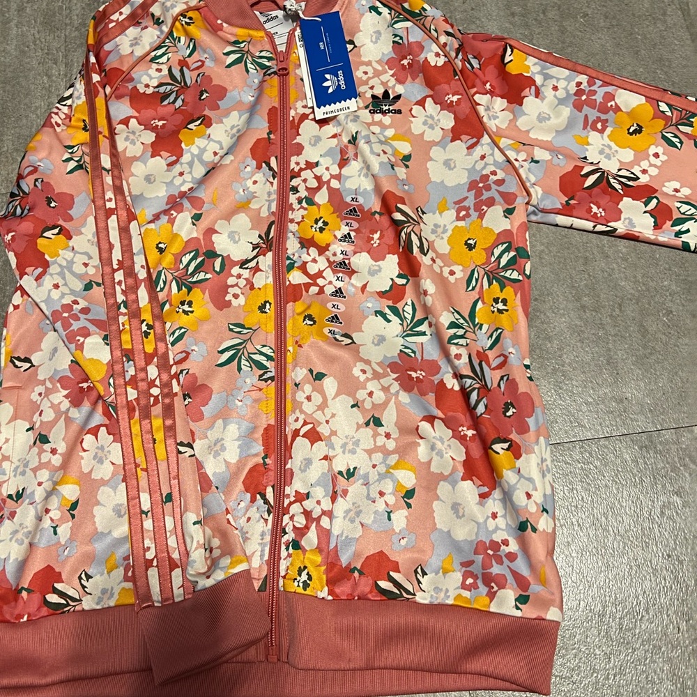 Floral Adidas Jacket